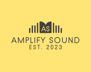 Acoustic Sound Wave Signal logo design