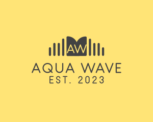 Acoustic Sound Wave Signal logo design