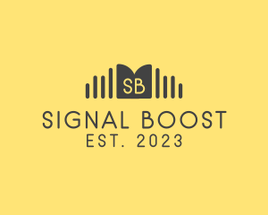 Acoustic Sound Wave Signal logo design