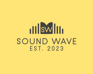 Acoustic Sound Wave Signal logo design