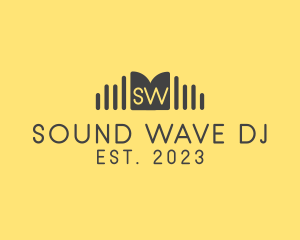 Acoustic Sound Wave Signal logo design