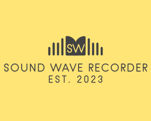 Acoustic Sound Wave Signal logo design