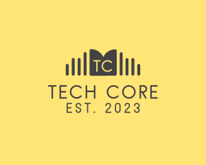 Acoustic Sound Wave Signal logo design