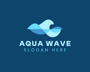 Water Sound Wave logo design