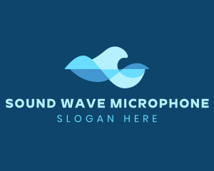 Water Sound Wave logo design