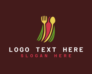 Spoon - Chili Kitchen Tools logo design