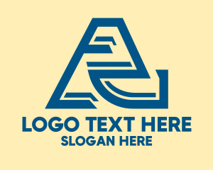 Business Solutions - Professional Letter A Symbol logo design