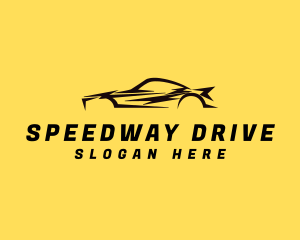 Driver - Fast Motorsport Car logo design