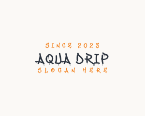 Drip - Dripping Graffiti Business logo design