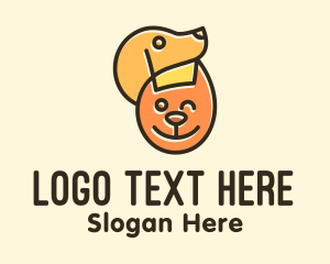Doggo - Cat & Dog Pets logo design