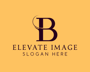 Personal Brand - Elegant Professional Swoosh Letter B logo design