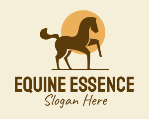 Equine - Equine Horse Sun logo design
