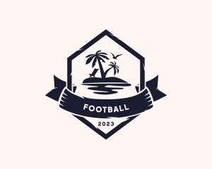 Badge - Summer Resort Vacation logo design