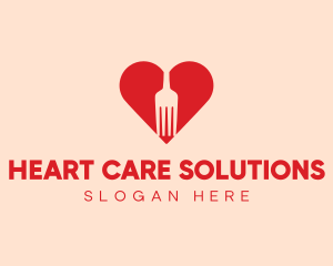 Fork Love Restaurant logo design