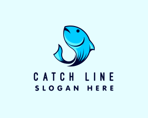 Hook - Marine Fish Hook logo design