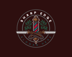 Barber Razor Shave logo design