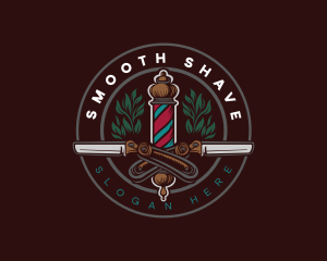 Barber Razor Shave logo design