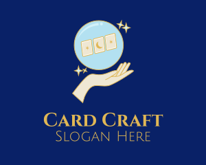 Crystal Ball Tarot Cards  logo design