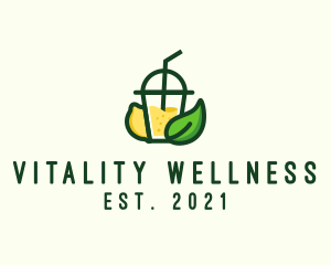 Healthy Lemonade Drink logo design