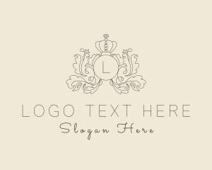 Medieval - Victorian Queen Crown logo design