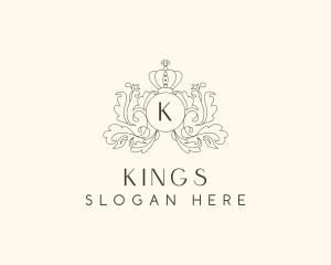 Victorian Royal Crown Crest logo design