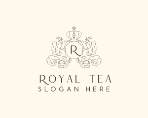 Victorian Royal Crown Crest logo design