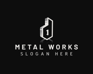 Metal - Industrial Metal Construction logo design