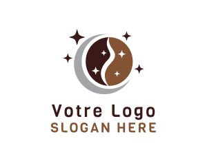 Latte - Morning Night Coffee logo design
