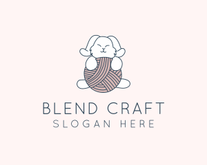 Interweave - Rabbit Knit Yarn logo design