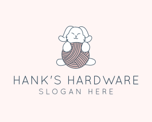 Hank - Rabbit Knit Yarn logo design