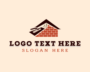 Construction - Masonry Brick Plaster logo design