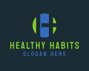 Healthcare Letter H logo design