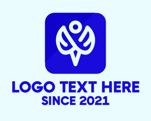 Icon - Blue Angel Icon logo design