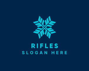 Ice Snowflake Frost Logo