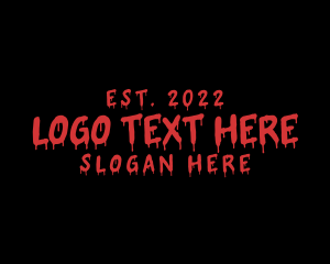 Frightening - Scary Horror Company logo design