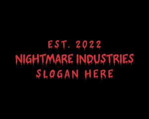 Horror - Scary Horror Company logo design