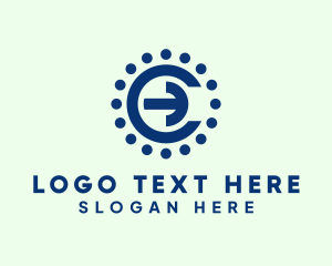 Marketing - Currency Dots Letter C logo design