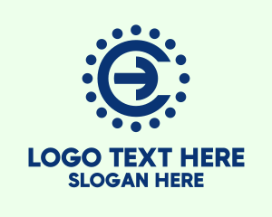 Dots - Currency Dots Letter C logo design