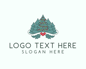 Decorative Christmas Tree Logo