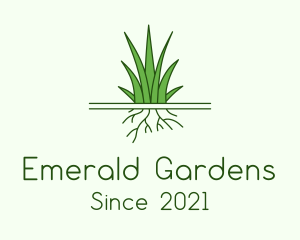 Garden Grass Roots logo design