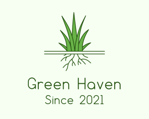 Garden Grass Roots logo design