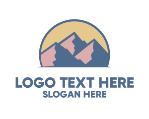 Mountain - Rocky Mountain Travel logo design