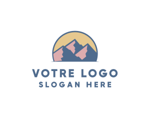 Mountain Adventure Trip Logo