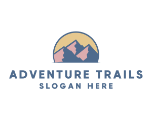 Mountain Adventure Trip logo design