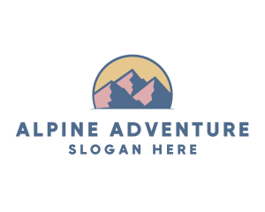 Mountain Adventure Trip logo design