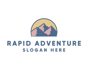 Mountain Adventure Trip logo design