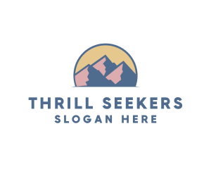 Mountain Adventure Trip logo design