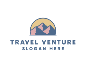 Trip - Mountain Adventure Trip logo design