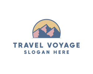 Trip - Mountain Adventure Trip logo design