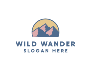 Mountain Adventure Trip logo design
